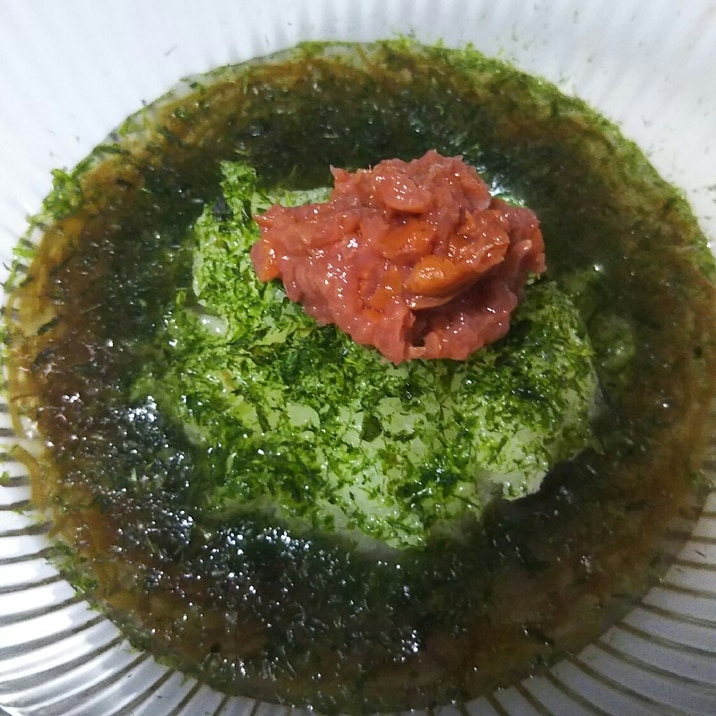 さっぱり!大根おろしと梅と青のりのもずく酢